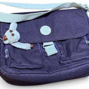 Kipling Rita Crossbody Messenger Bag Polyester Nylon Misty Purple K11058
